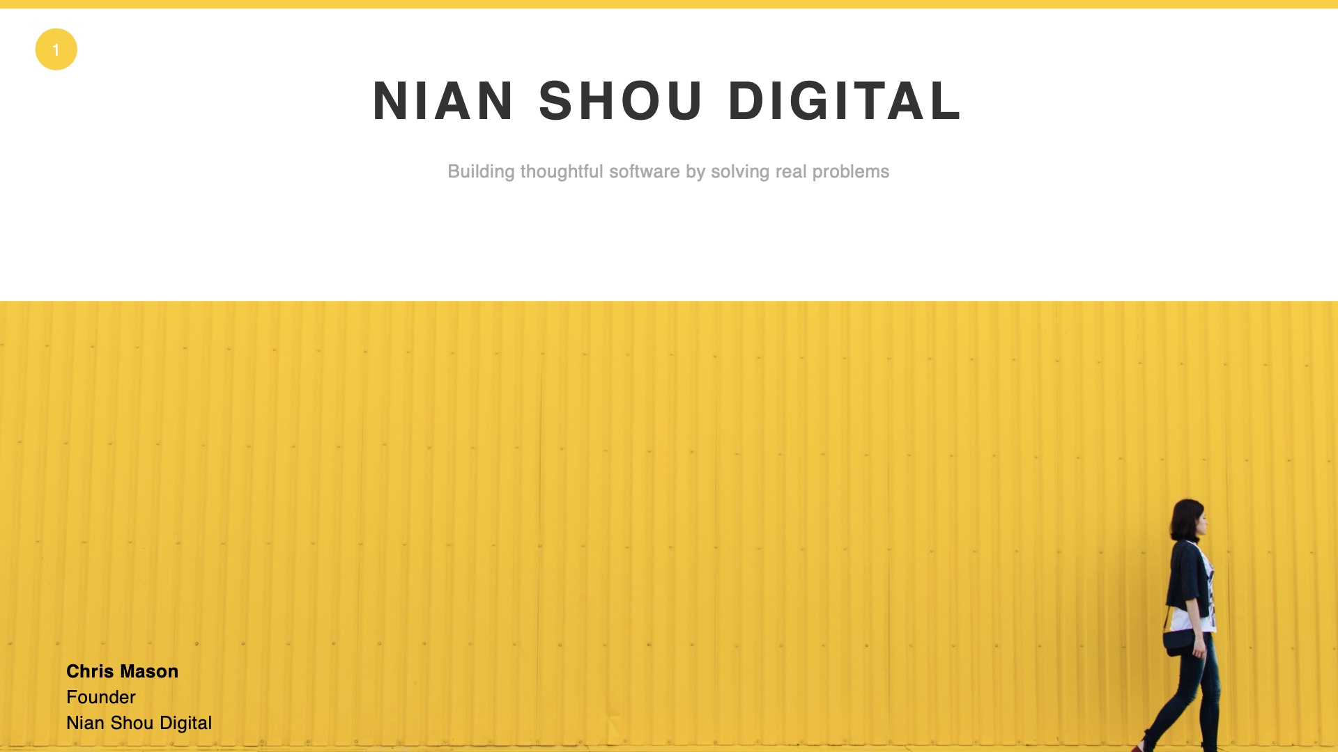 Cover of the Nian Shou Digital company deck